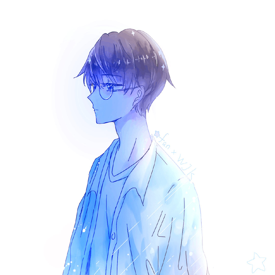 王俊凯q版 饭绘 cr.星帆帆今天画画了吗