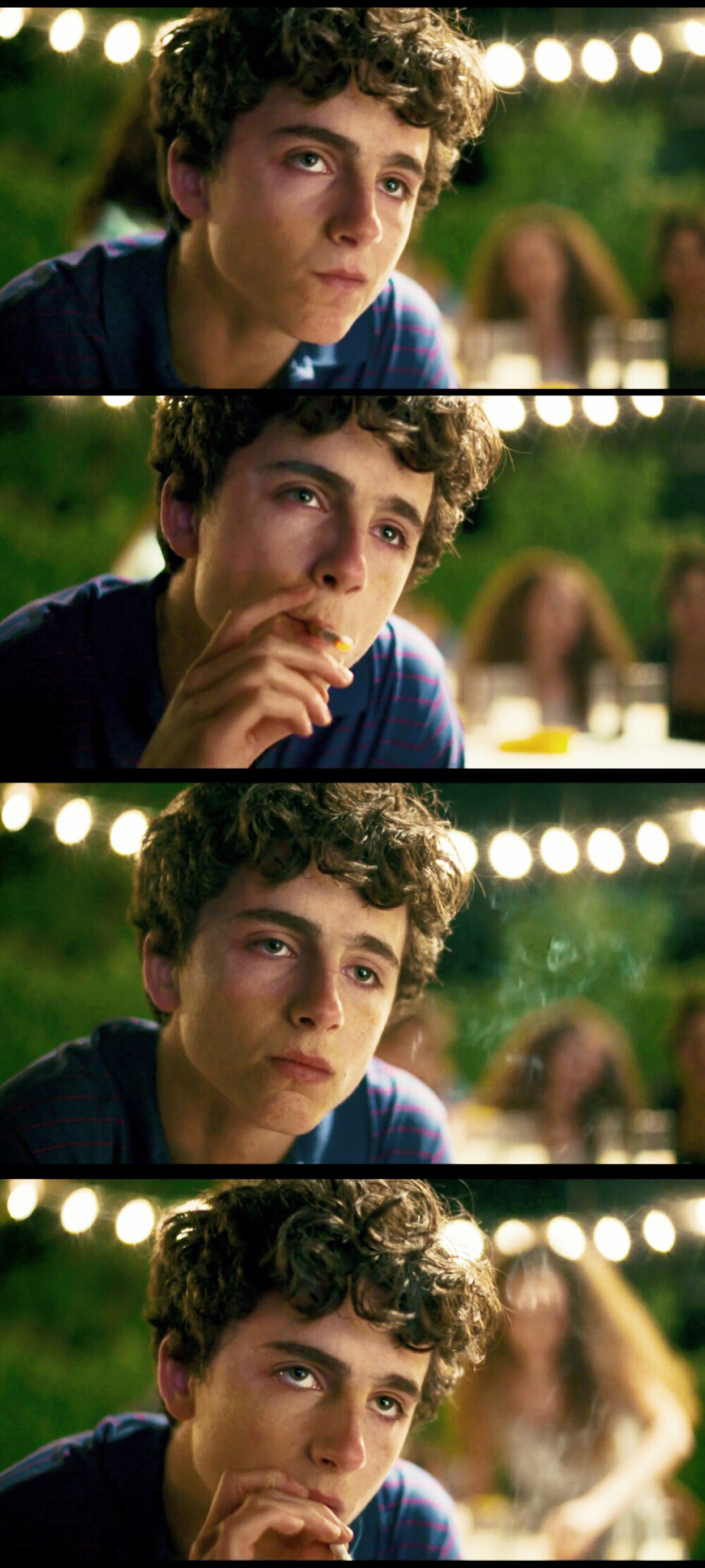 请以你的名字呼唤我 甜茶 自截调色背景图 壁纸