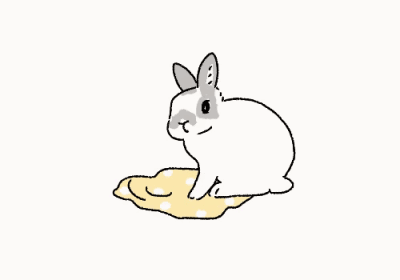 兔子跳卡通动图图片