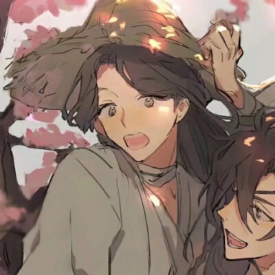 动漫头像一对两张