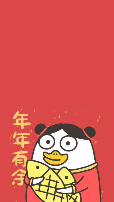 新年小刘鸭壁纸 猪