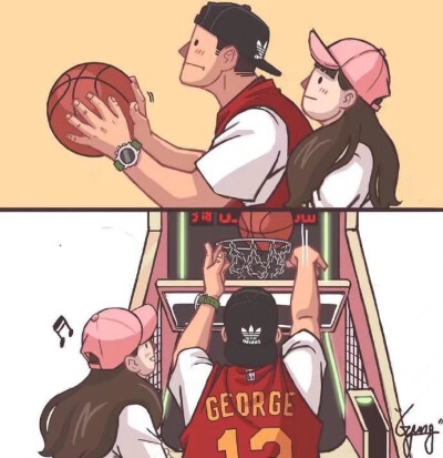 篮球头像情侣一左一右图片