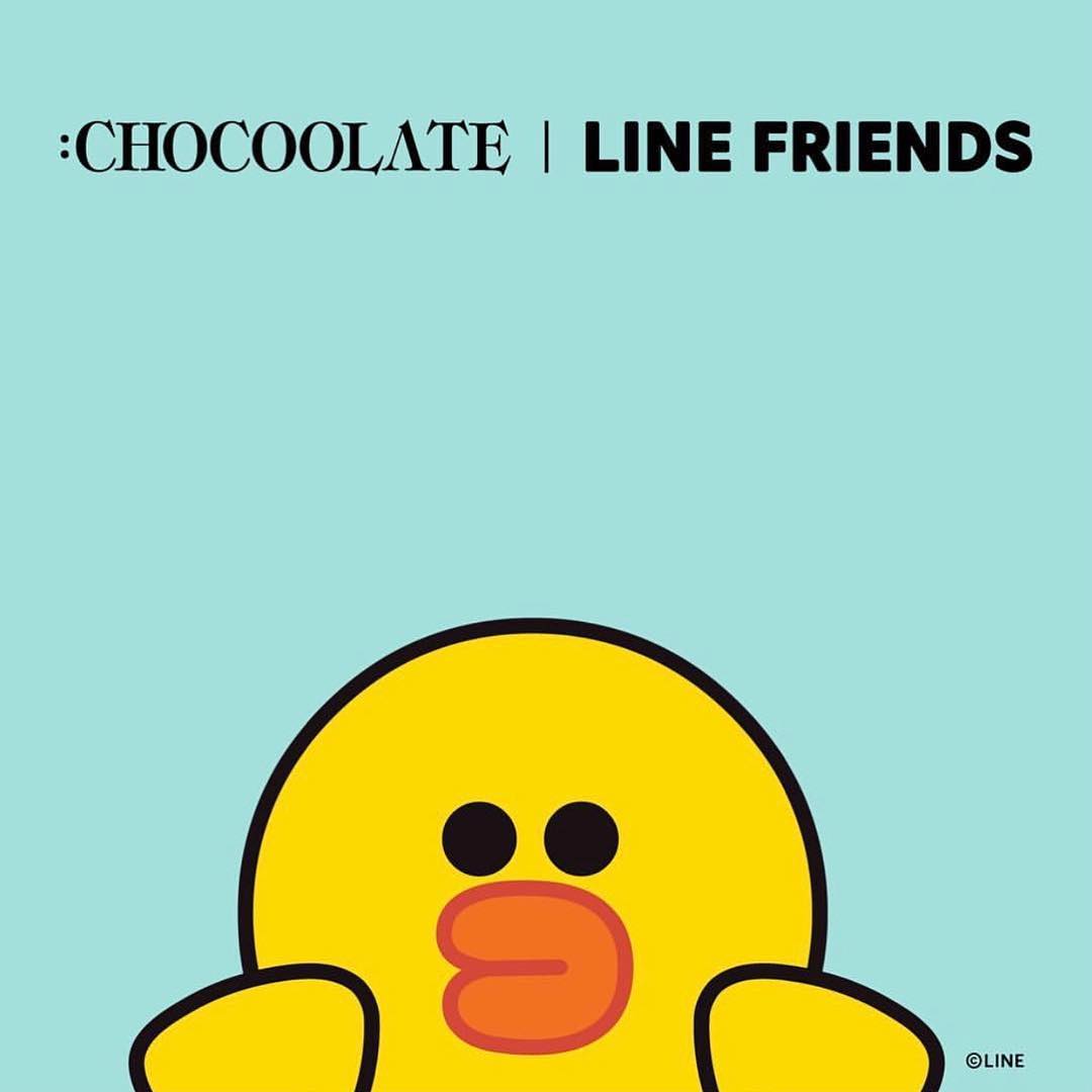 line friends 布朗熊brown choco 可妮兔cony 莎莉鸡sally 馒头人穆恩