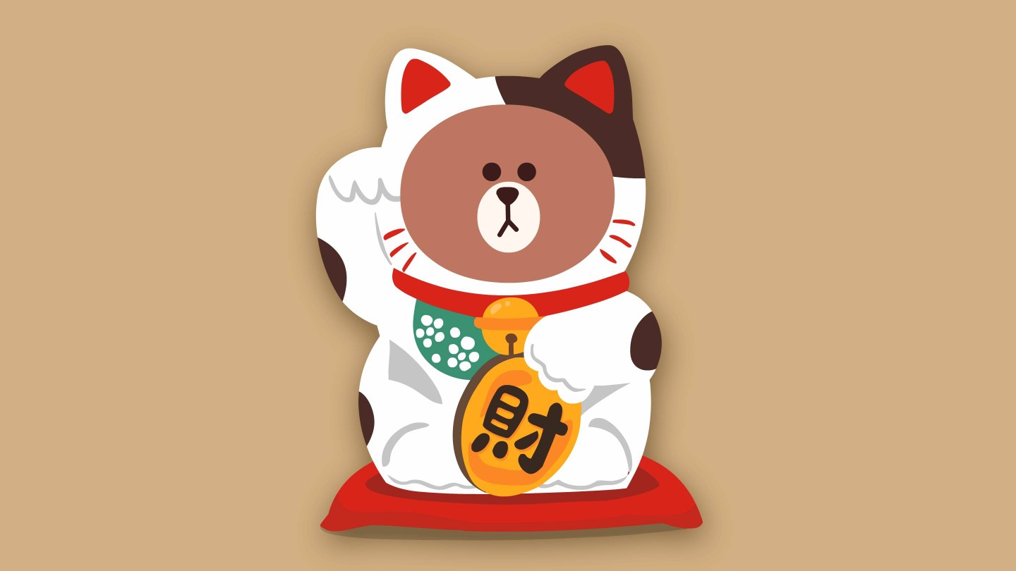 line friends 布朗熊brown choco 可妮兔cony 莎莉鸡sally 馒头人穆恩