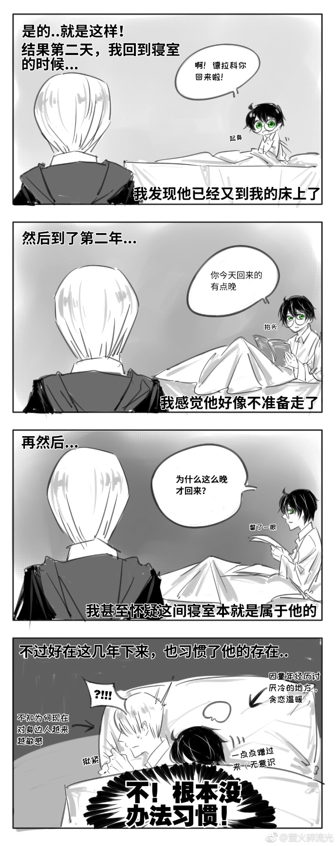 哈利波特 德哈 图源百度贴吧 @萤火碎流光