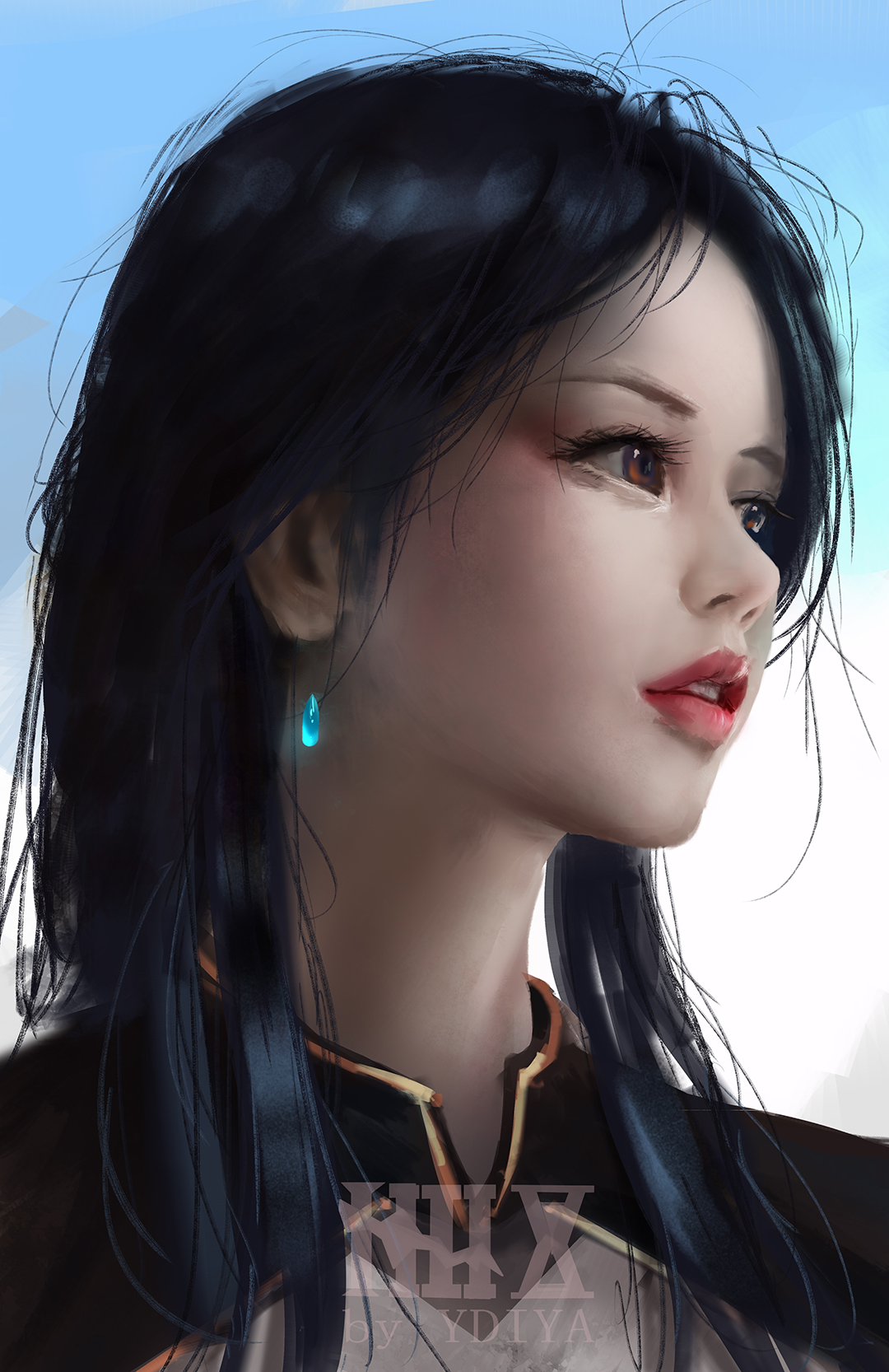 cg 插画 厚涂 原画美图 by: ydiya b站作者uid:7308111