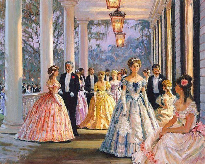 古典美人 社交舞会