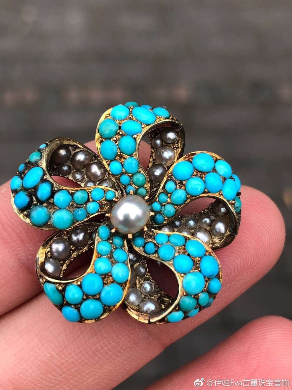 松绿石古董珠宝