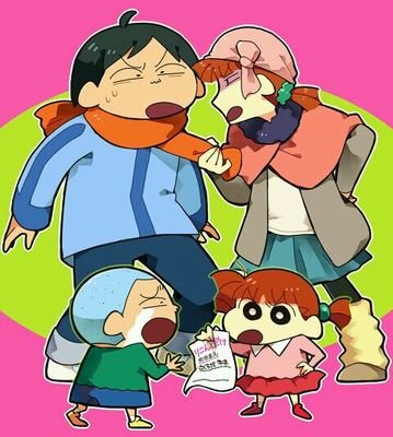 蜡笔小新 野原新之助 风间彻 樱田妮妮 佐藤正男 阿呆 同人图