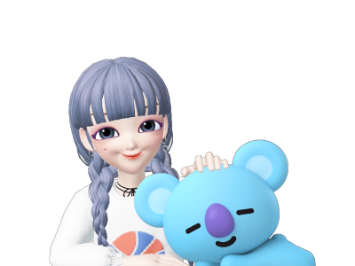 崽崽zepeto 免扣人物 手账素材 可爱 b612 少女心 欢迎来合照 比心biu