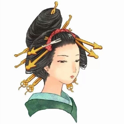 手绘花魁