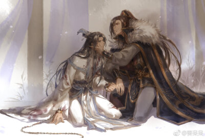【微博@葵呆呆】#二哈和他的白猫师尊
