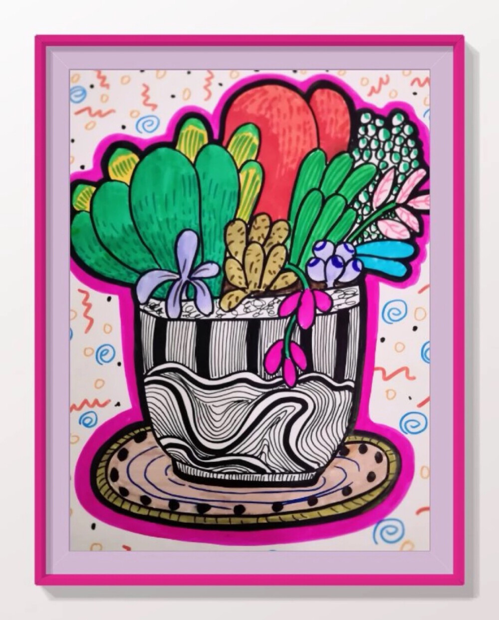 创意儿童画,装饰画,手工粘贴画