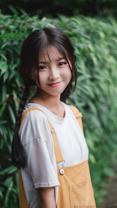 唯美 少女 森系 文艺 清新 现代