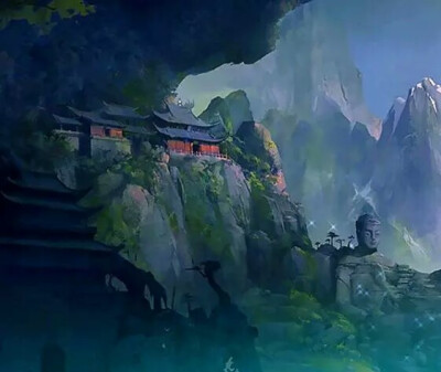 古风唯美建筑场景