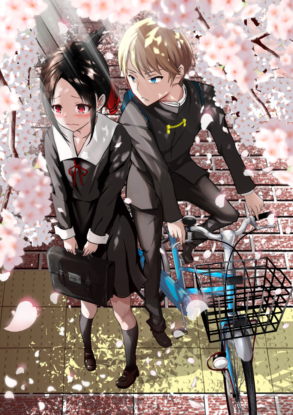 辉夜大小姐想让我告白～ #白银御行#四宫辉夜 侵删