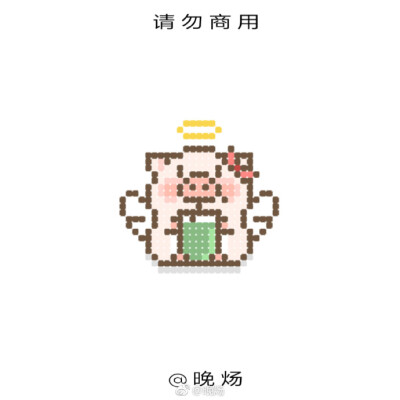 可爱 拼豆 - 堆糖,美图壁纸兴趣社区