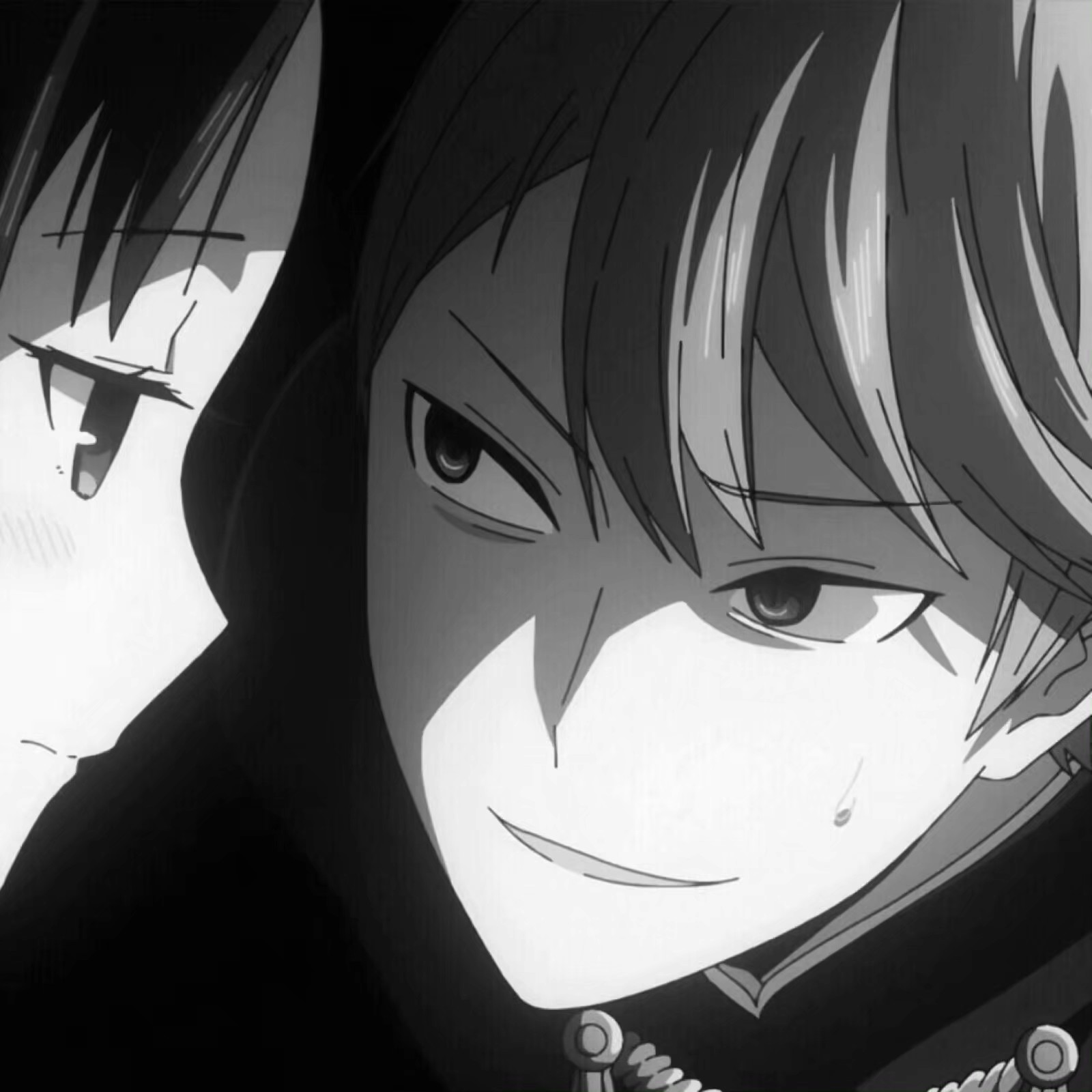 情侣头像 双人 黑白