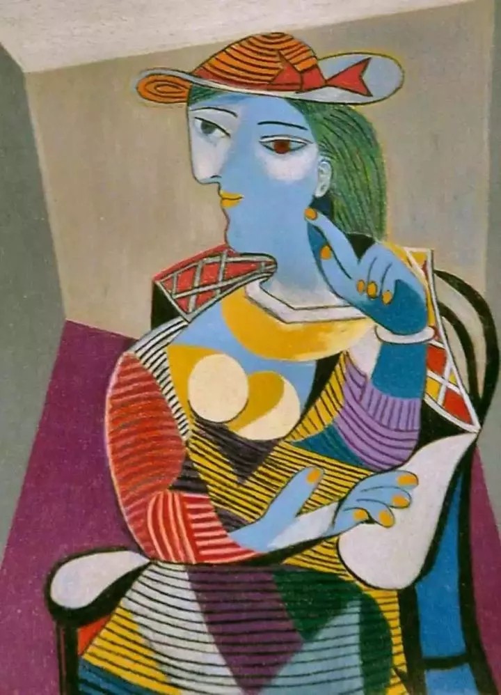 《坐着的女人》毕加索