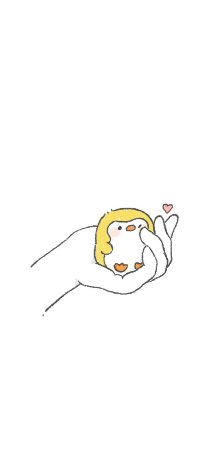 超萌动物手绘系列企鹅