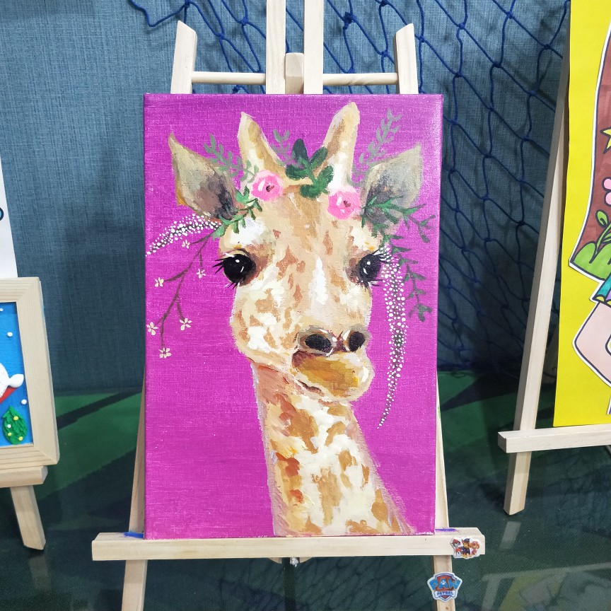 半隐艺术馆 丙烯 儿童画