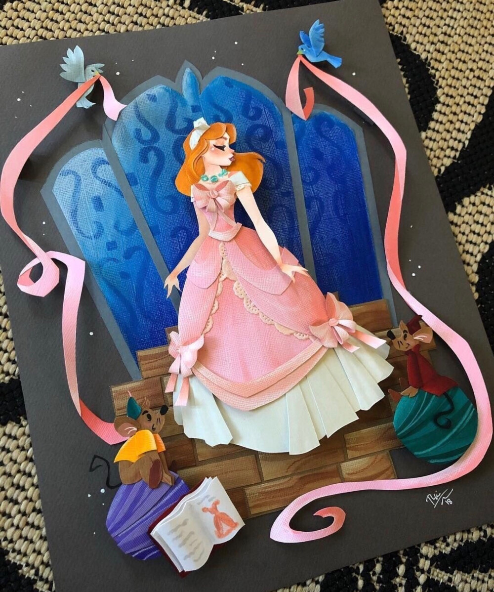 纸艺(迪士尼公主)