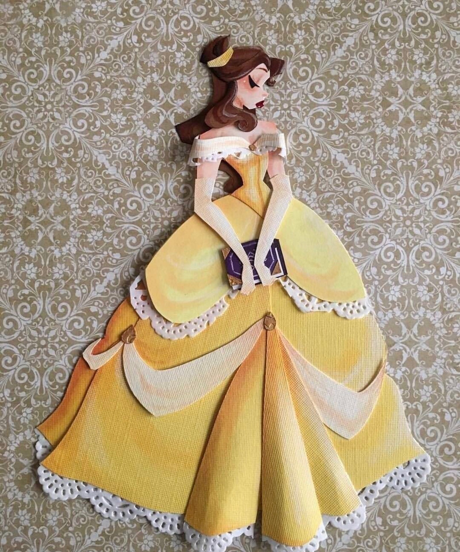 最美的公主纸娃娃图片