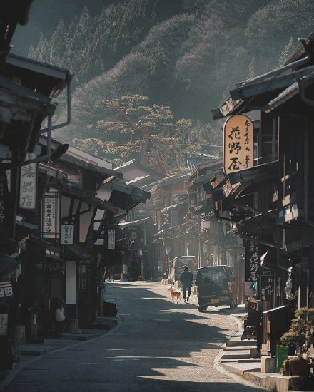 日本富士山美景街拍寺庙高清壁纸背景