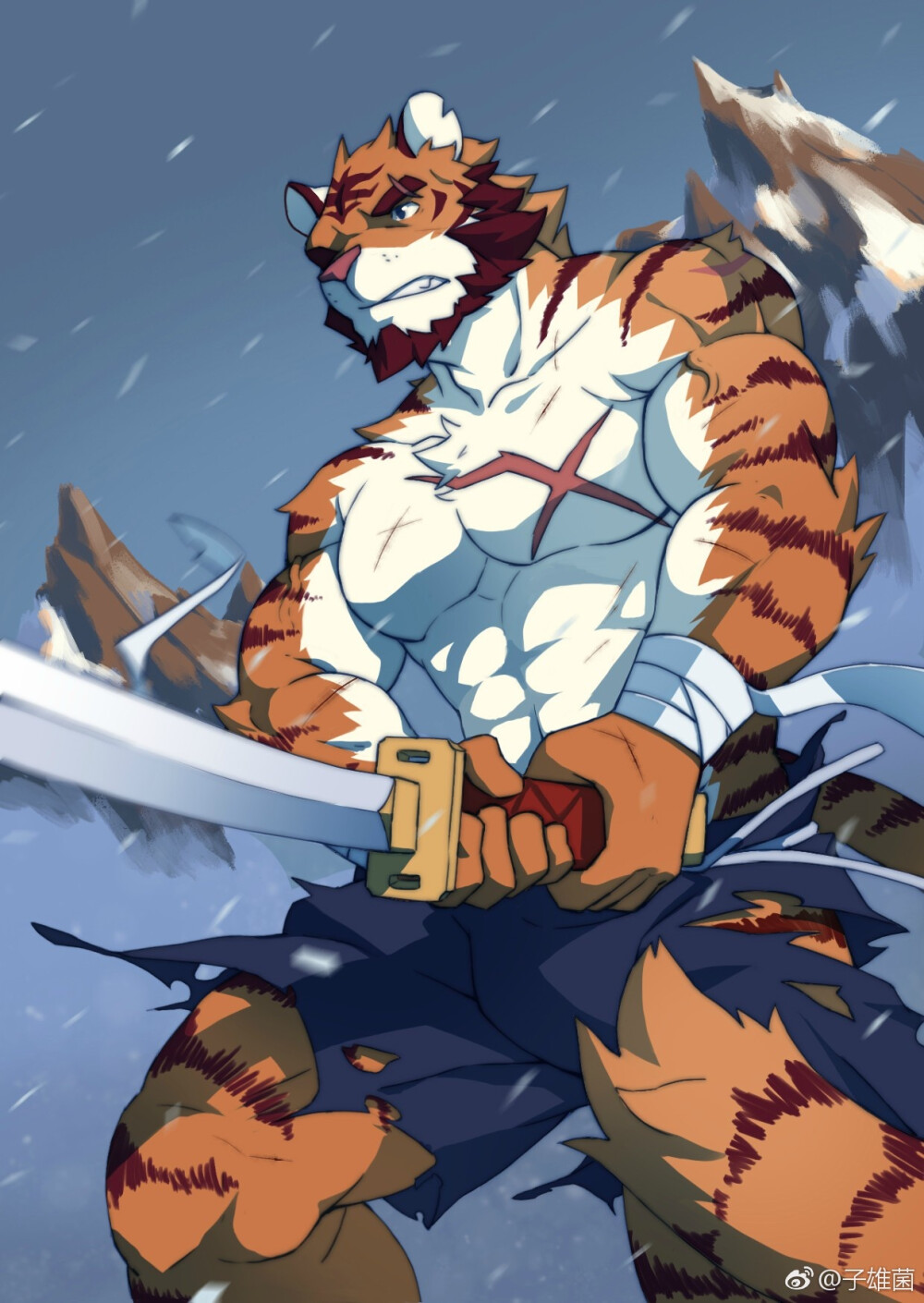 furry绘图 [岁宴篇] 子雄特辑原作:子雄菌 zix 声明:画作均系子雄菌所