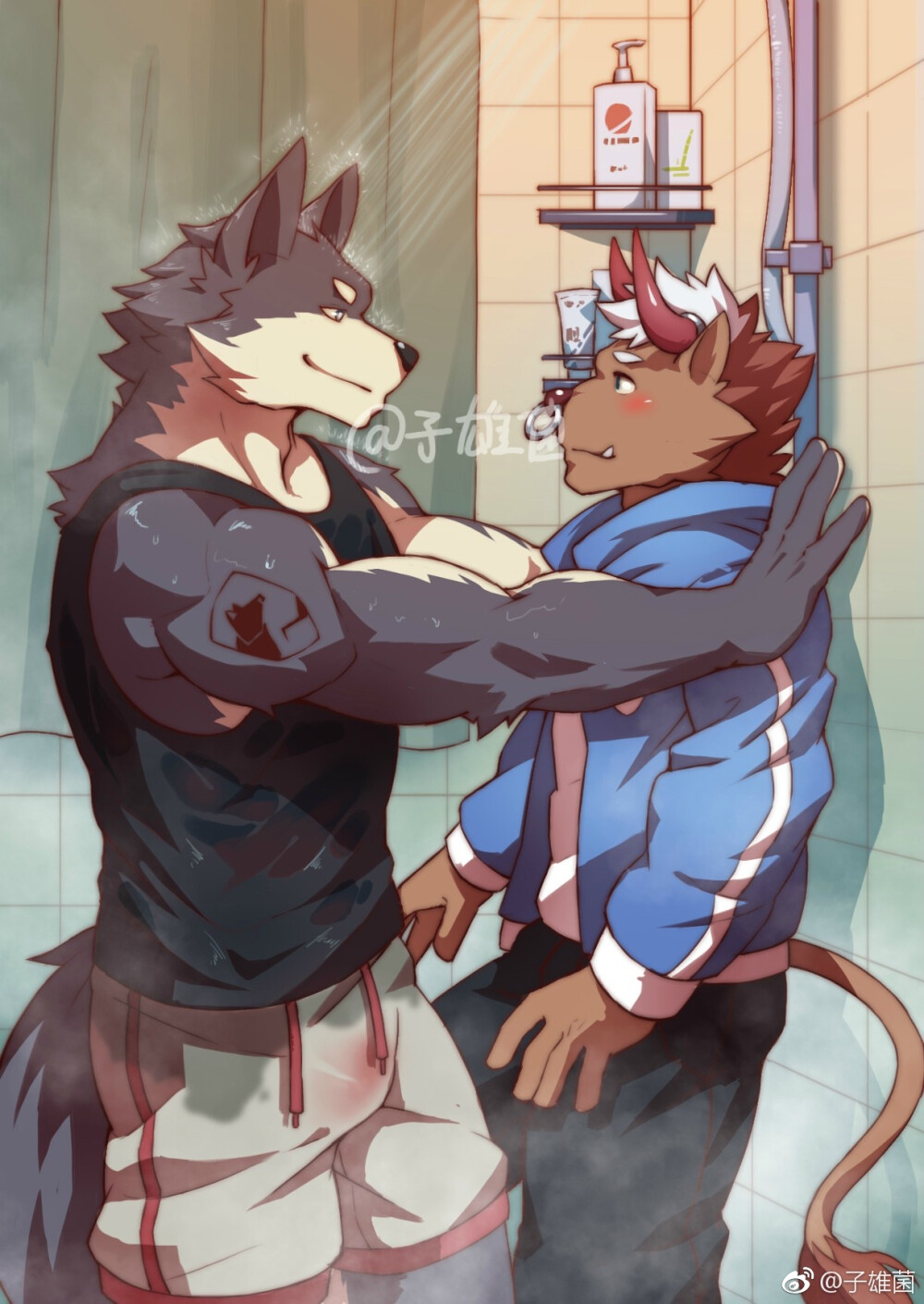 furry绘图 [岁宴篇] 子雄特辑原作:子雄菌 zix 声明:画作均系子雄菌所