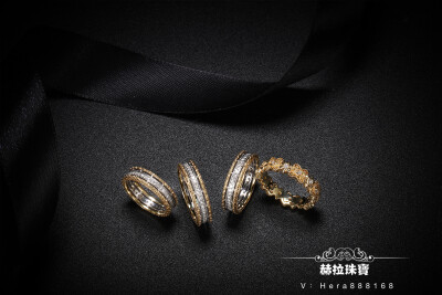 18k金布契拉提风格珠宝 织纹雕金工艺首饰戒指项链手链 意大利宫廷风