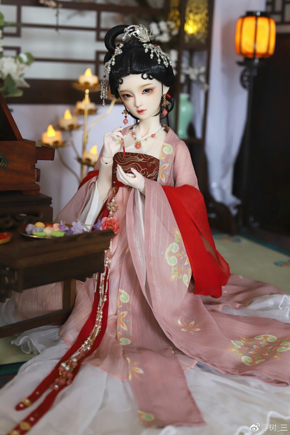 古风美人 sd娃娃 bjd 玩具 人偶 壁纸 萌物