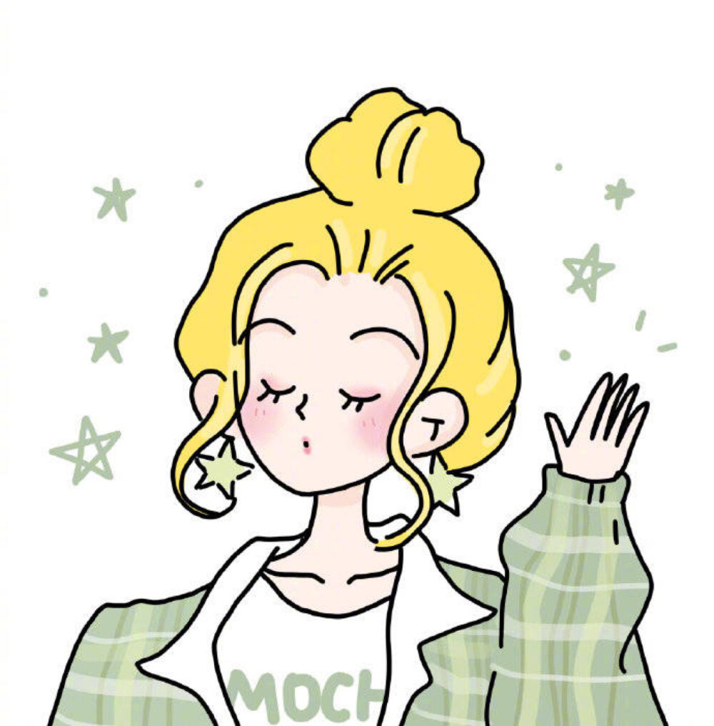 六月恩 女生头像 闺蜜头像 绿色 自留