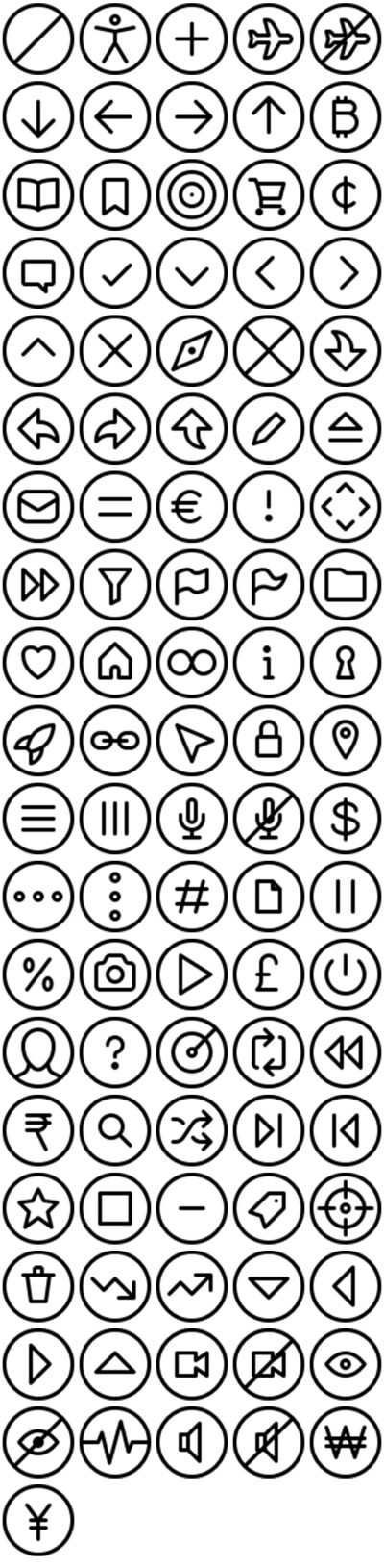 简约网络互联网ui手绘线性符号插图插画icon图标图案模板设计素材