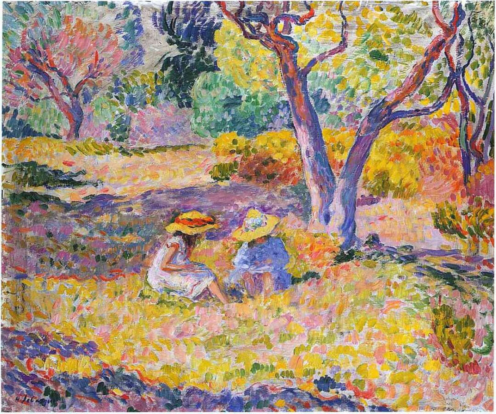 henri lebasque i 法国亨利· 勒巴斯克 1865-1937 法国后印象派画家