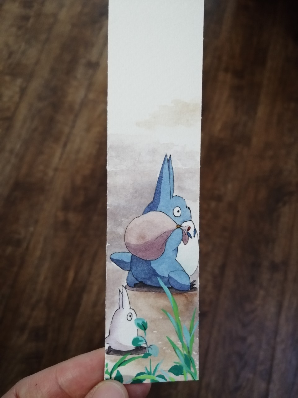 最近画的水彩书签