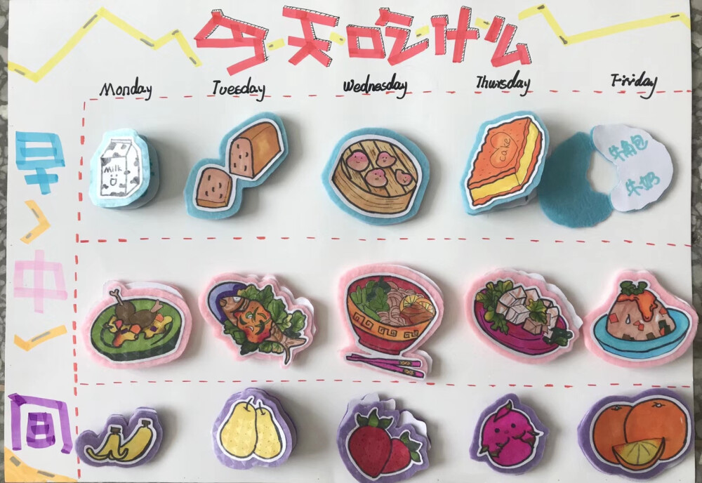 一周食谱 幼儿园食谱