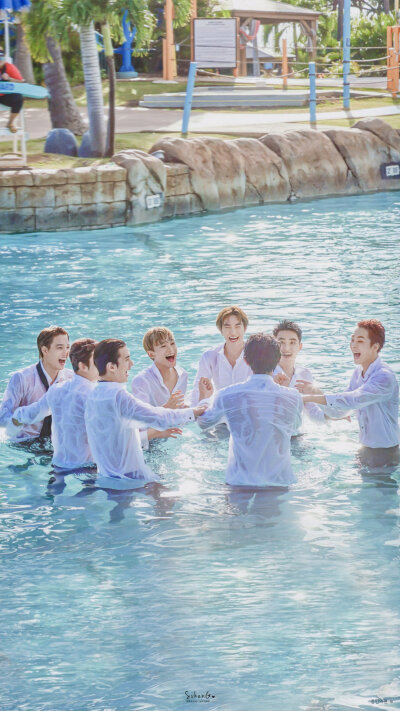 exo 茶蛋 壁纸 夏威夷写真
