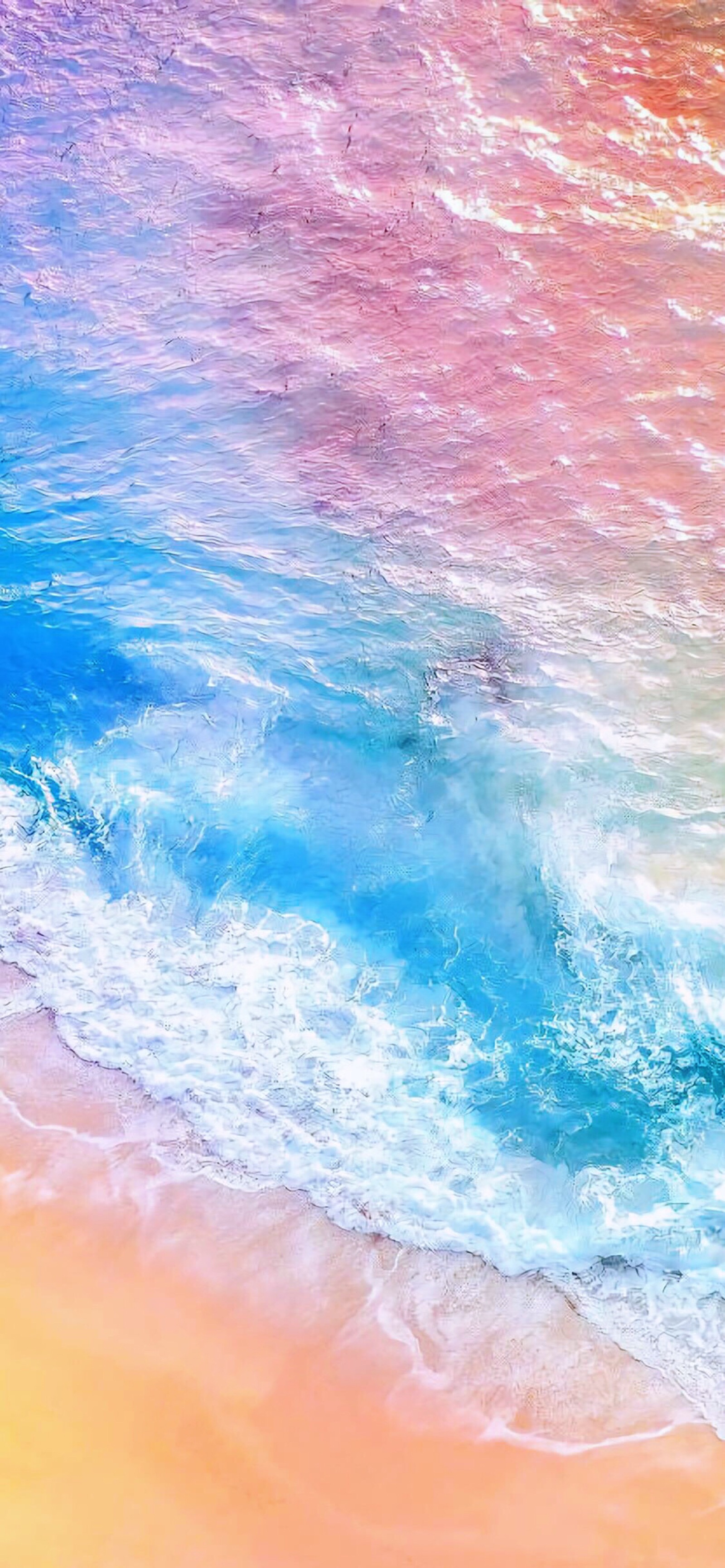 苹果手机默认壁纸海浪图片