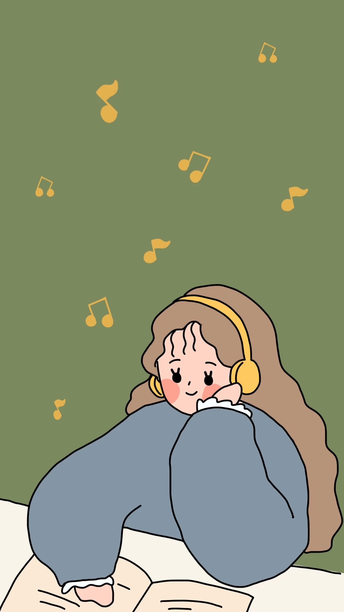 炎炎夏日,简约冷淡风爱壁纸平铺锁屏可爱小清新