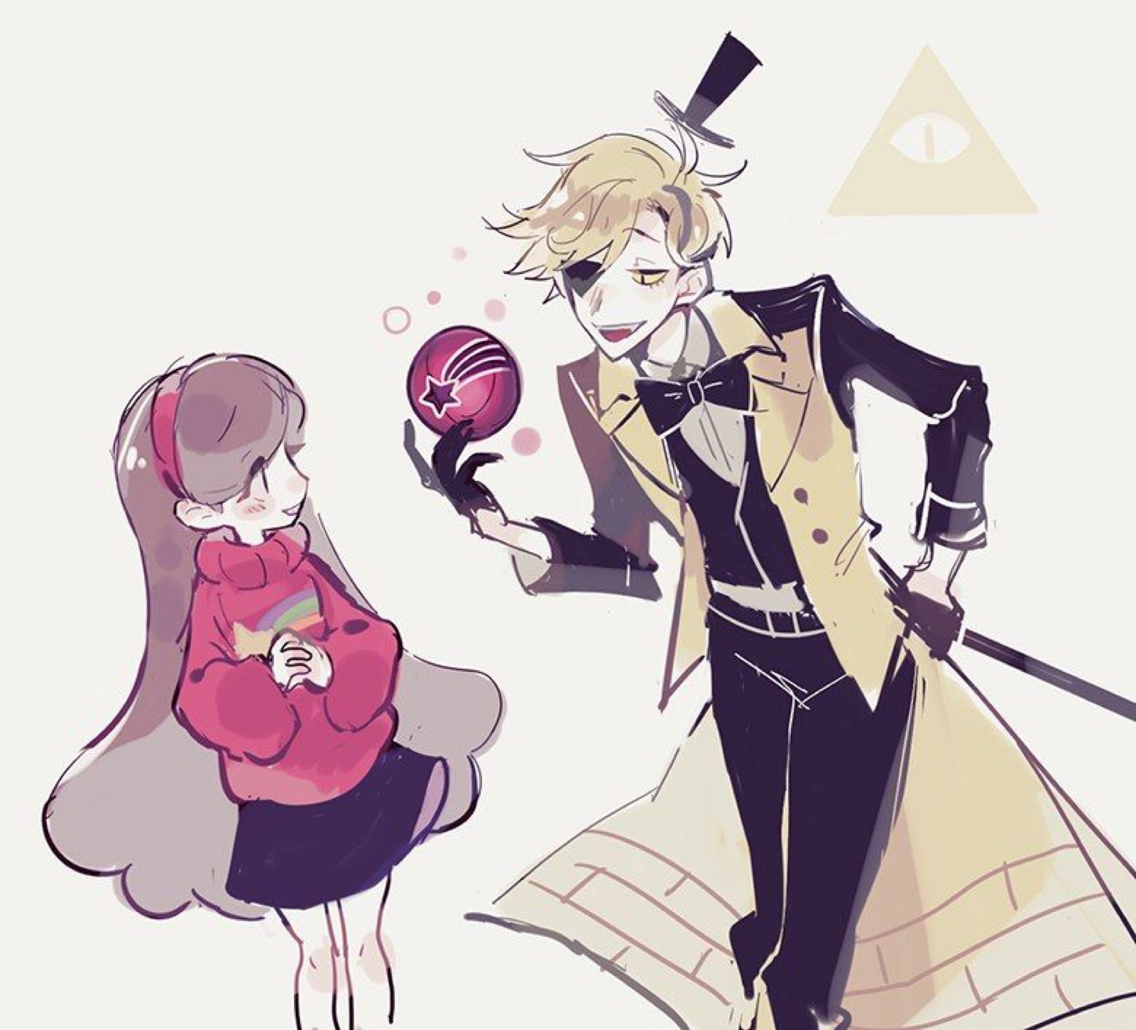 bill cipher 拟人图片