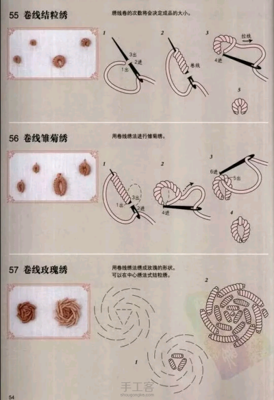 鲁绣刺绣技法图片
