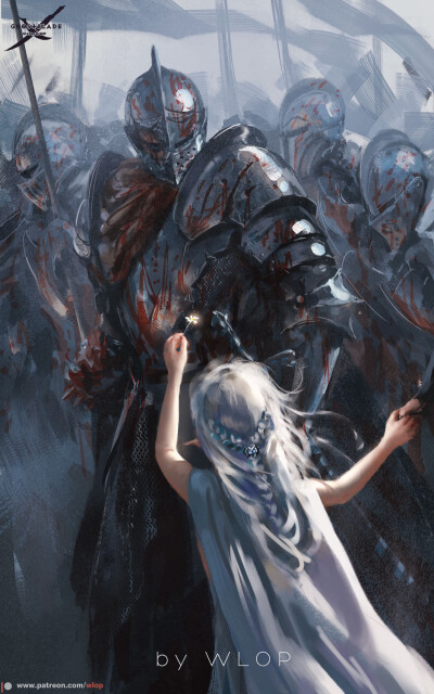 收集   点赞  评论  by wlop 0 19 小米仔精  发布到  鬼刀 图片坡圹