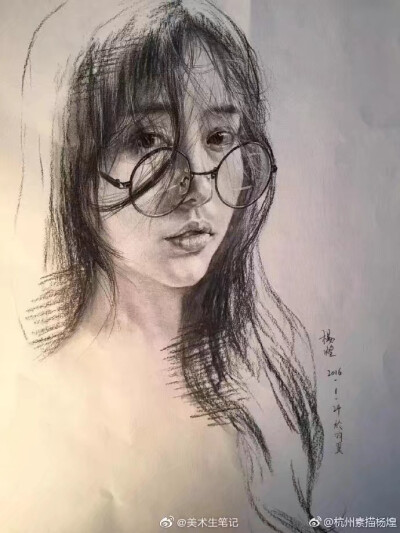 女头漂亮的素描小姐姐