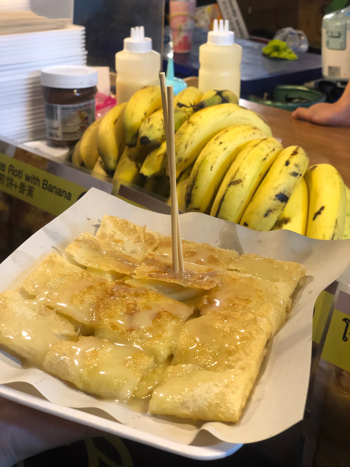 泰式香蕉煎饼图片