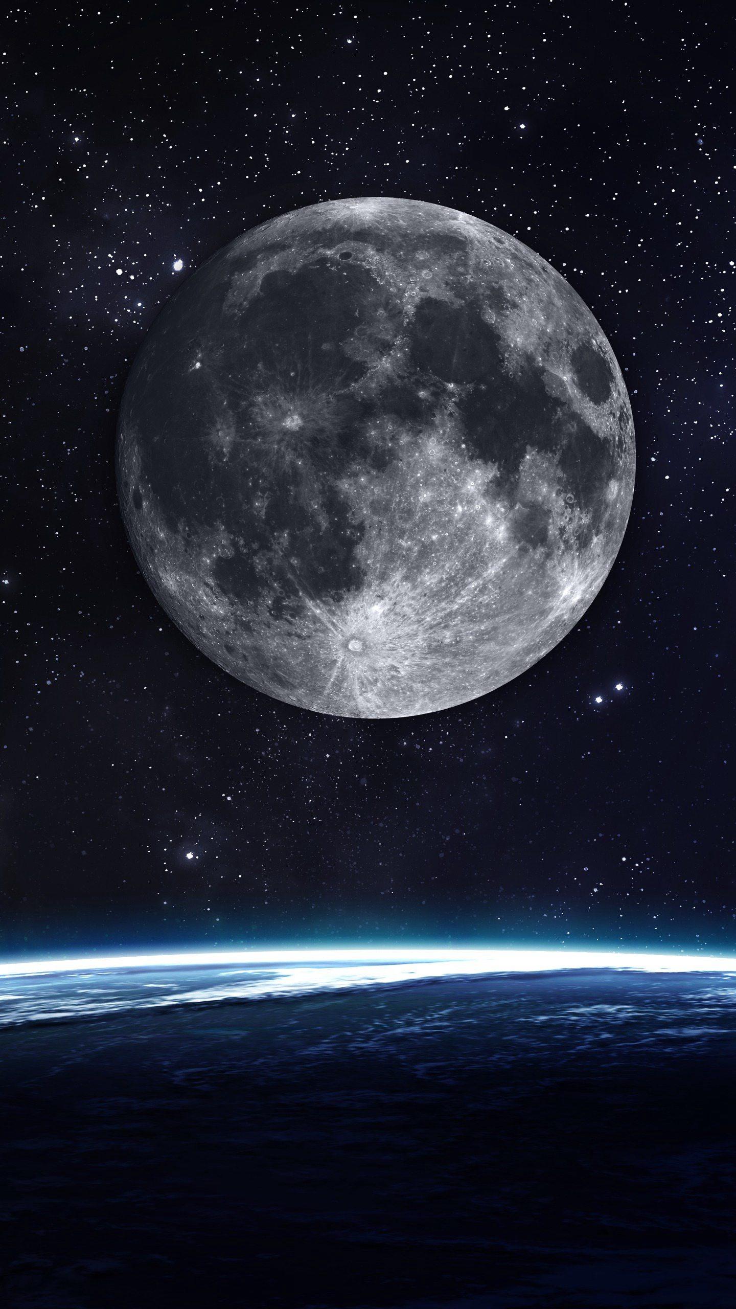 iphonexs月球壁纸图片