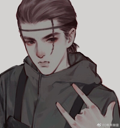 吴亦凡 kris 手绘漫画 素描卡通头像偶像男明星演唱会造型