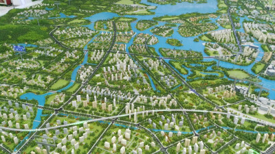三水新城规划实景图图片