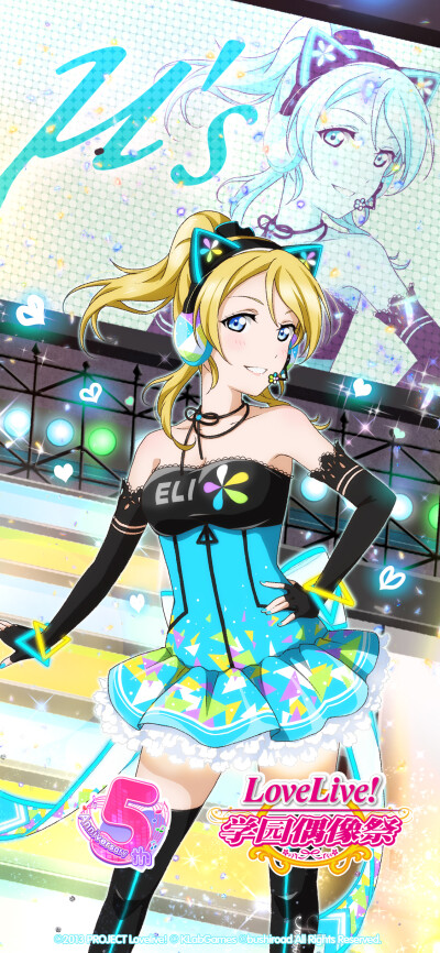 lovelive五周年壁纸μ"s 西木野真姬 星空凛 小泉花阳 南琴梨 高坂穗