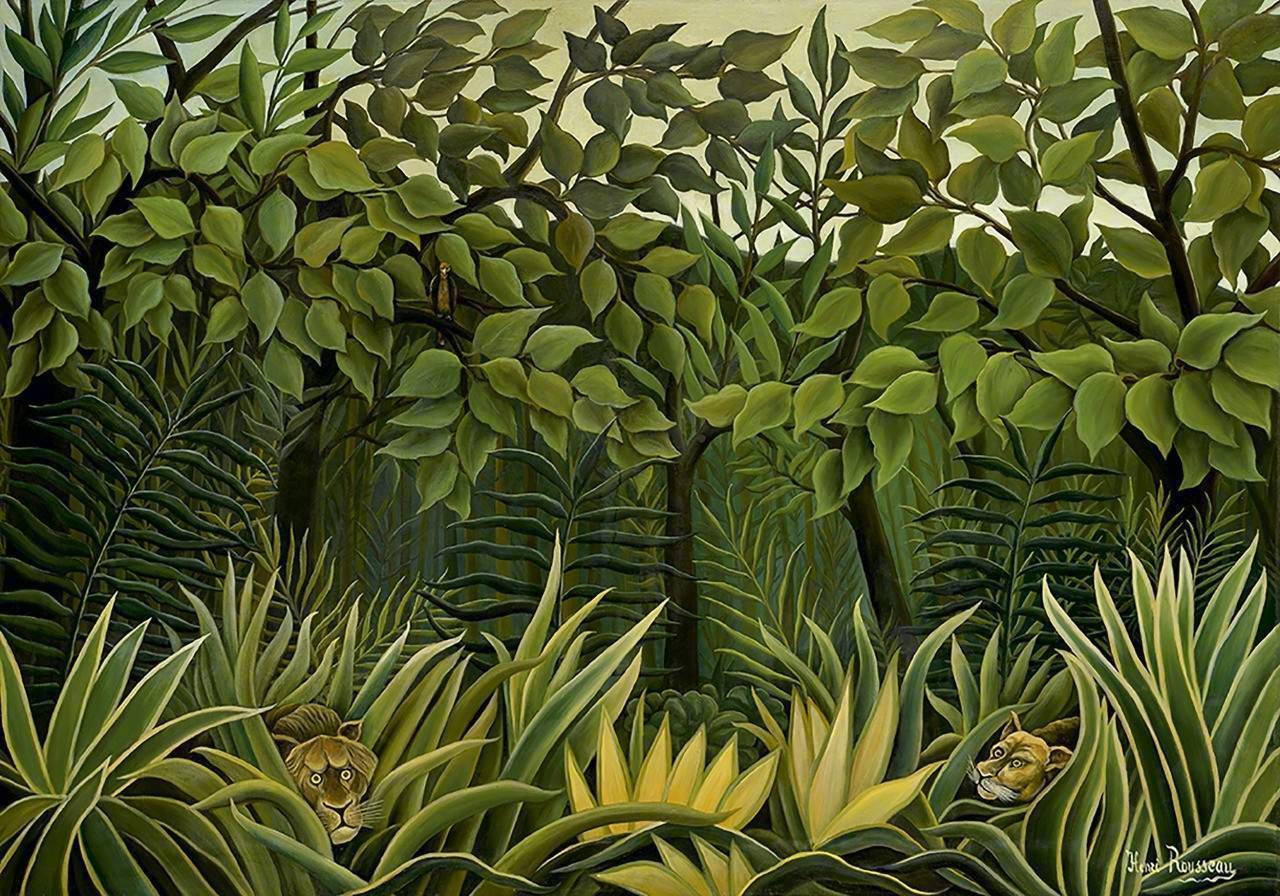 亨利卢梭丛林组画图片